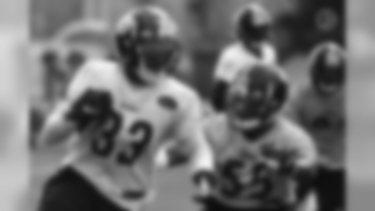 Trey Edmunds and Devin Bush