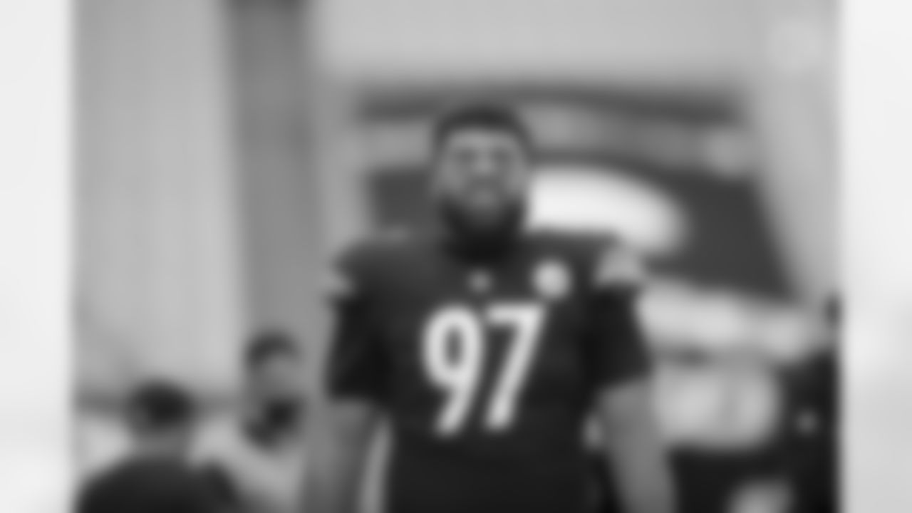 Pittsburgh Steelers defensive tackle Cameron Heyward (97) during a regular season game between the Pittsburgh Steelers and the Houston Texans, Sunday, Sept. 27, 2020 in Pittsburgh, PA. The Steelers defeated the Texans 28-21. (Karl Roser / Pittsburgh Steelers)