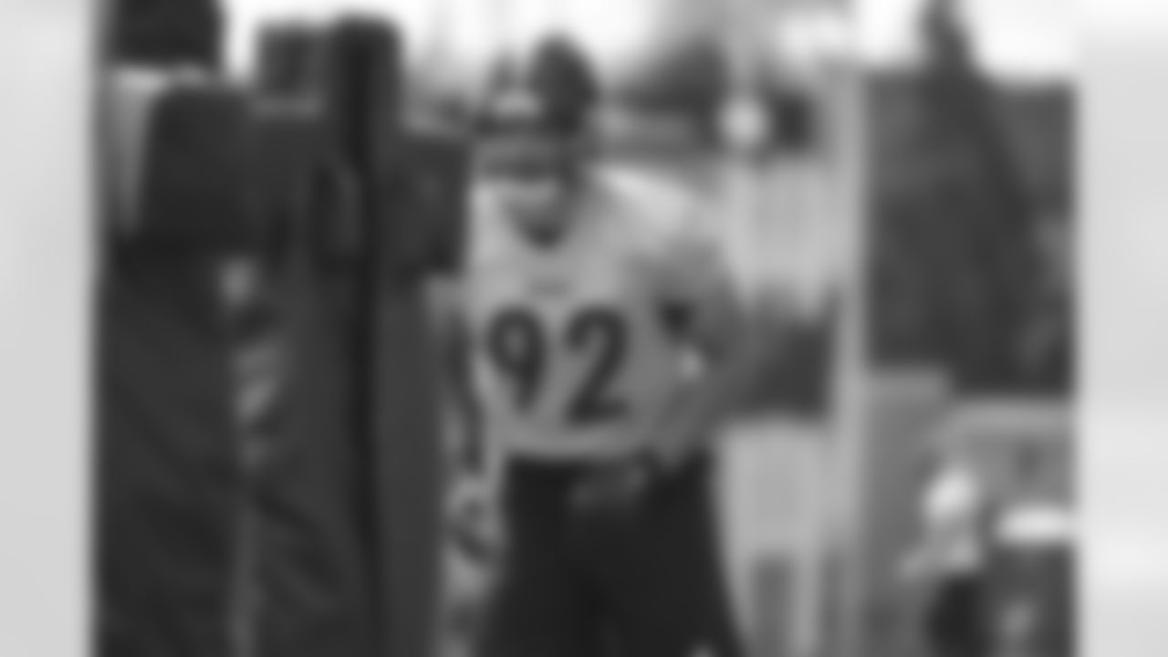 Pittsburgh Steelers defensive end Isaiahh Loudermilk (92) participates in the Organized Team Activities (OTAs), Thursday June 10, 2021 at the UPMC Rooney Sports Complex. (Caitlyn Epes / Pittsburgh Steelers)