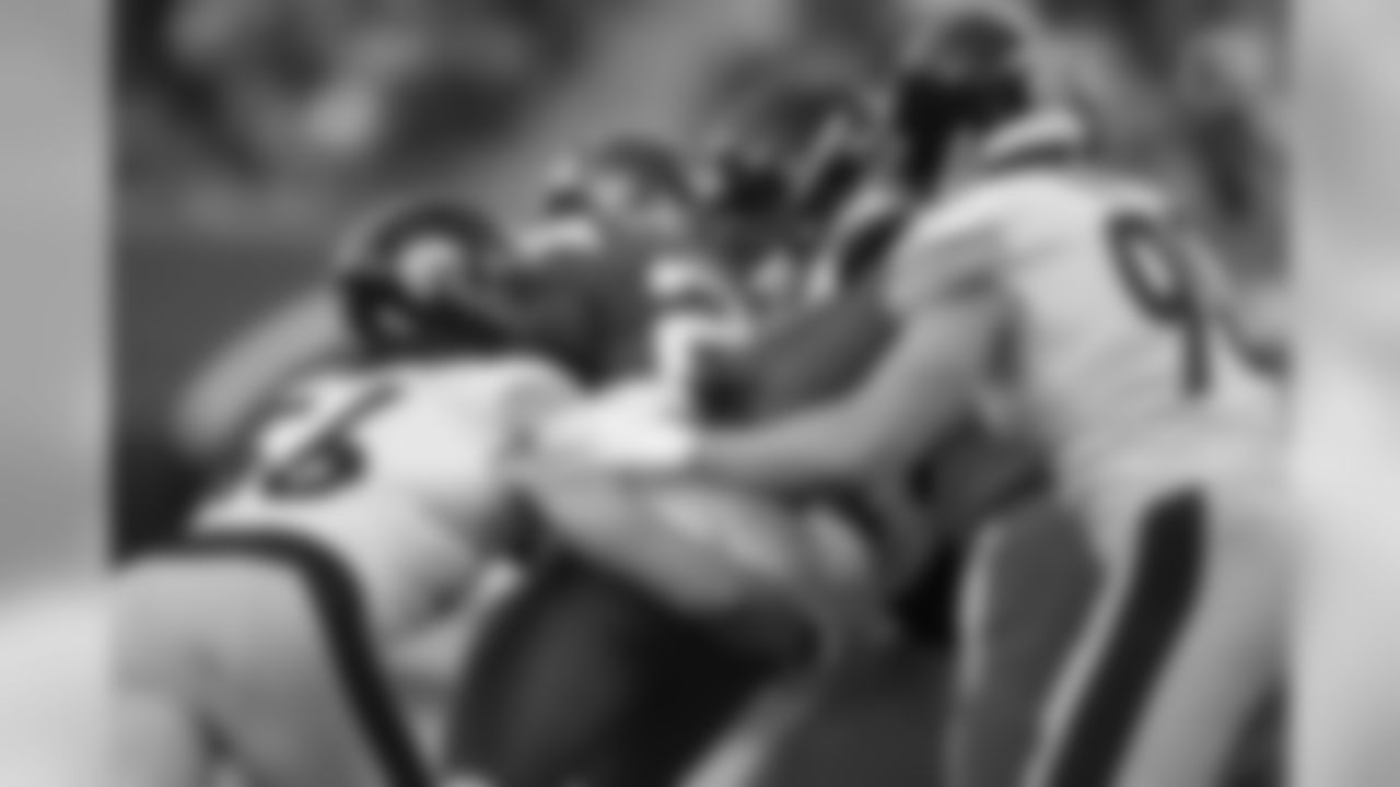 Anthony Chickillo, Javon Hargrave and T.J. Watt