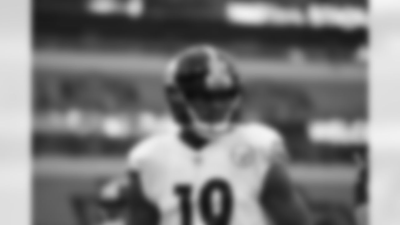 Pittsburgh Steelers wide receiver JuJu Smith-Schuster (19) during a regular season game between the Pittsburgh Steelers and the Baltimore Ravens, Sunday, Nov. 1, 2020 in Baltimore, MD. (Karl Roser / Pittsburgh Steelers)