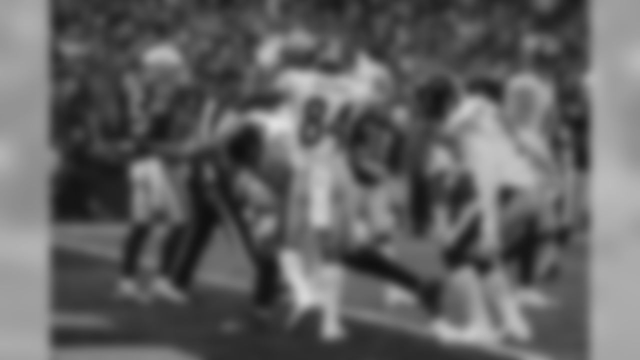 Ramon Foster, Antonio Brown, and JuJu Smith-Schuster