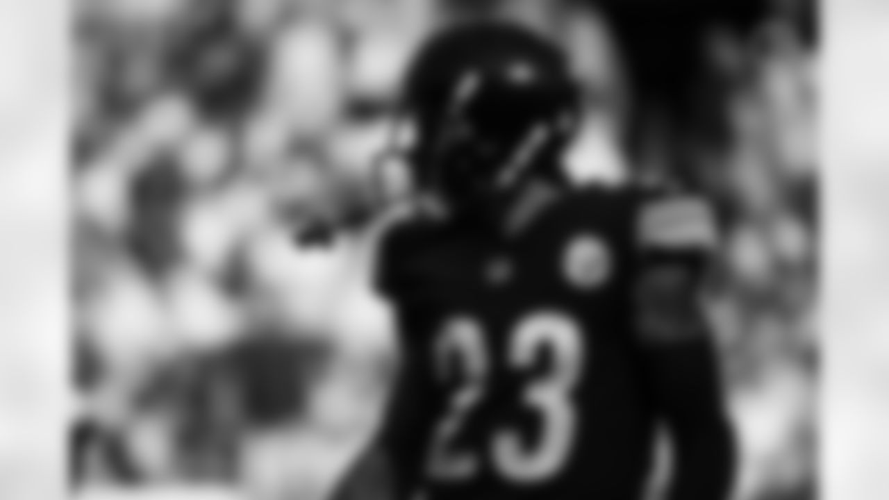 Pittsburgh Steelers cornerback Joe Haden (23) during a regular season game between the Pittsburgh Steelers and the Denver Broncos, Sunday, Oct. 10, 2021 in Pittsburgh, PA. The Steelers beat the Broncos 27-19. (Caitlyn Epes / Pittsburgh Steelers)
