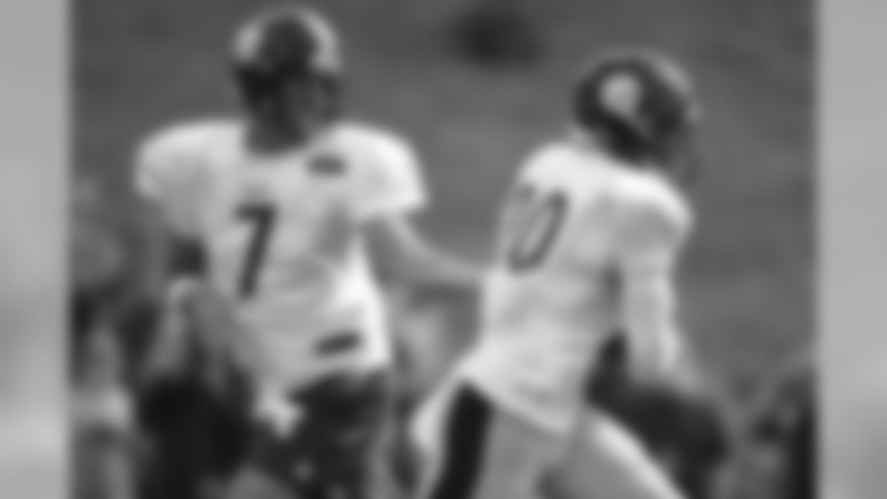 Ben Roethlisberger and James Conner