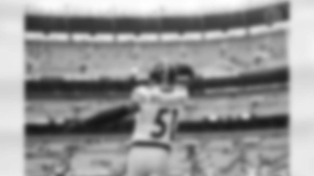 Pittsburgh Steelers linebacker Avery Williamson (51) during a regular season game between the Pittsburgh Steelers and the Cleveland Browns, Sunday, Jan. 3, 2021 in Cleveland, OH. (Karl Roser / Pittsburgh Steelers)