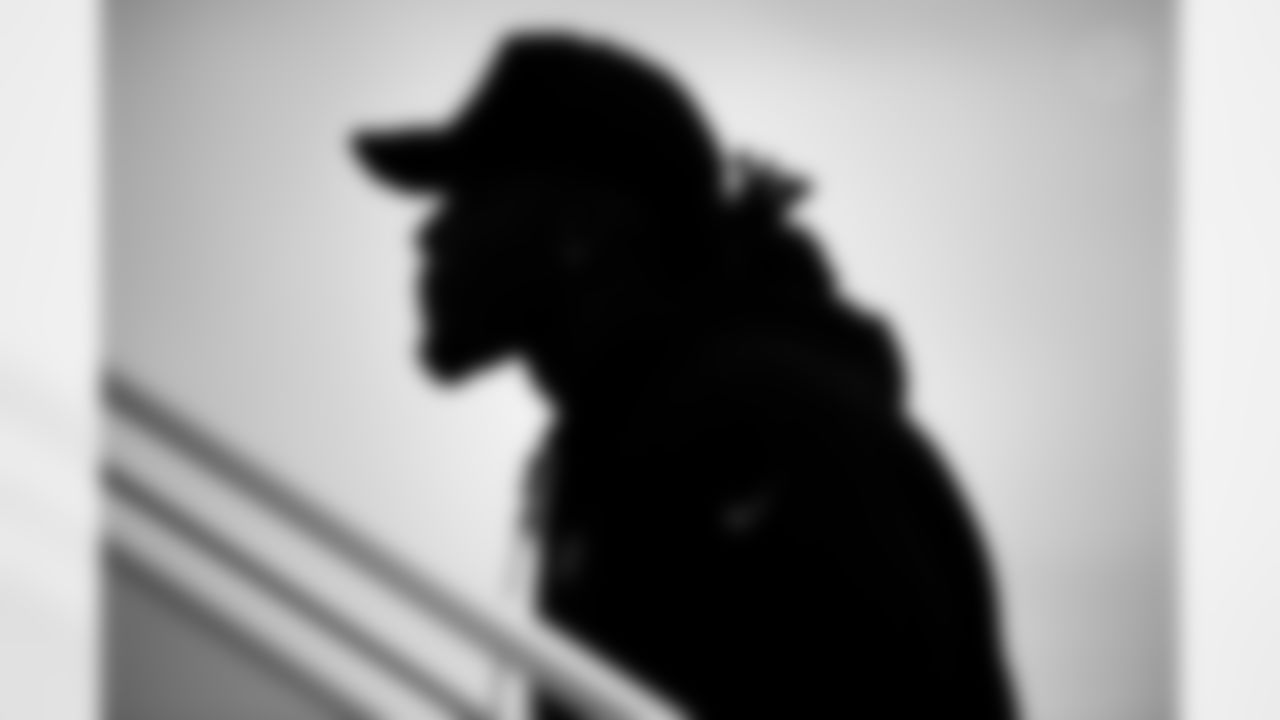 Pittsburgh Steelers defensive tackle Larry Ogunjobi (99) travels to Atlanta for the Week 3 preseason matchup against the Atlanta Falcons, Wednesday, Aug. 23, 2023. (Karl Roser / Pittsburgh Steelers)