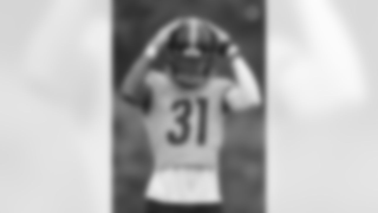 Pittsburgh Steelers cornerback Justin Layne (31) participates in the Organized Team Activities (OTAs), Wednesday June 2, 2021 at the UPMC Rooney Sports Complex. (Caitlyn Epes / Pittsburgh Steelers)