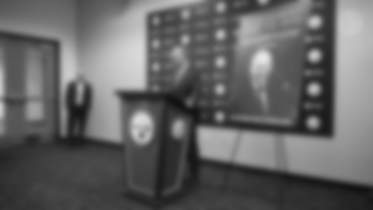 Jim Rooney, son of the late Dan Rooney, held a press conference at the UPMC Rooney Sports Complex revealing a book he authored, titled, "A Different Way To Win." Telling of his father's life story.