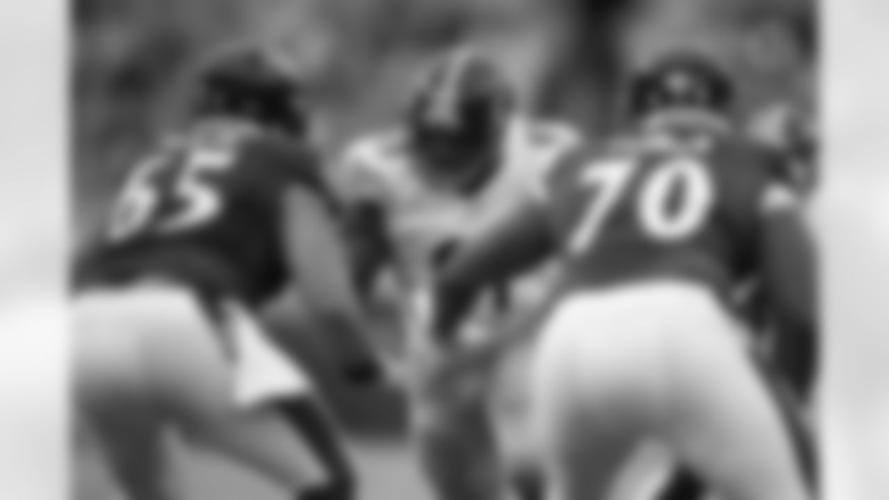 Pittsburgh Steelers defensive end Stephon Tuitt (91) during a regular season game between the Pittsburgh Steelers and the Baltimore Ravens, Sunday, Nov. 1, 2020 in Baltimore, MD. The Steelers defeated the Ravens 28-24. (Karl Roser / Pittsburgh Steelers)