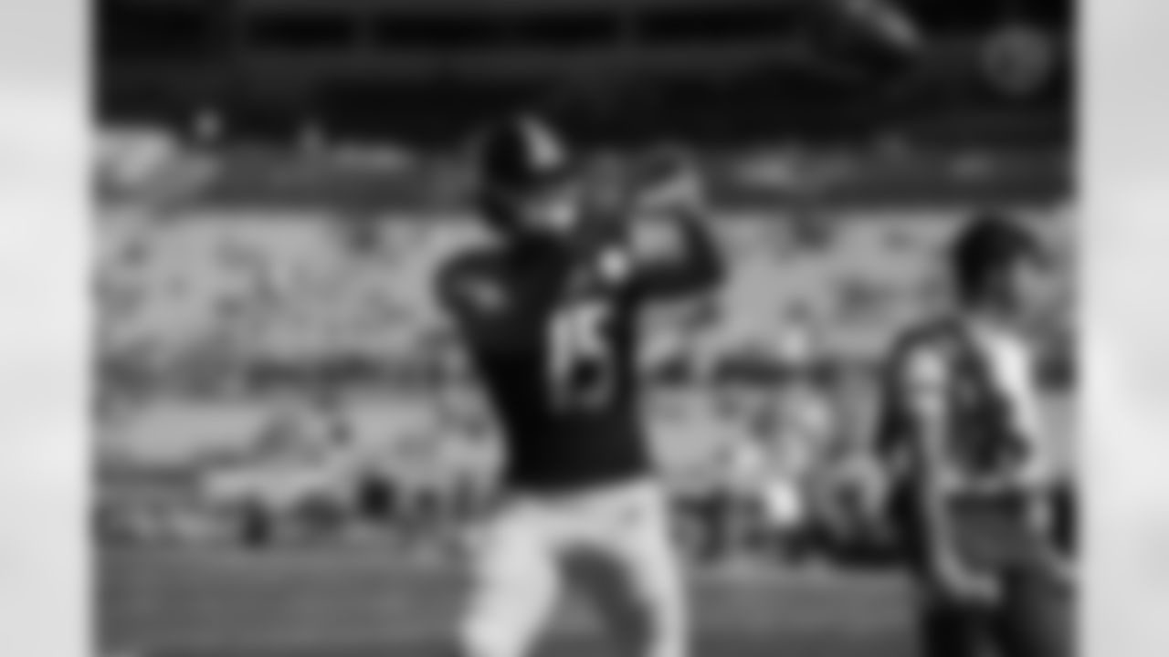 Pittsburgh Steelers wide receiver Cody White (15) during a regular season game between the Pittsburgh Steelers and the Cincinnati Bengals, Sunday, Sept. 26, 2021 in Pittsburgh, PA. (Karl Roser / Pittsburgh Steelers)