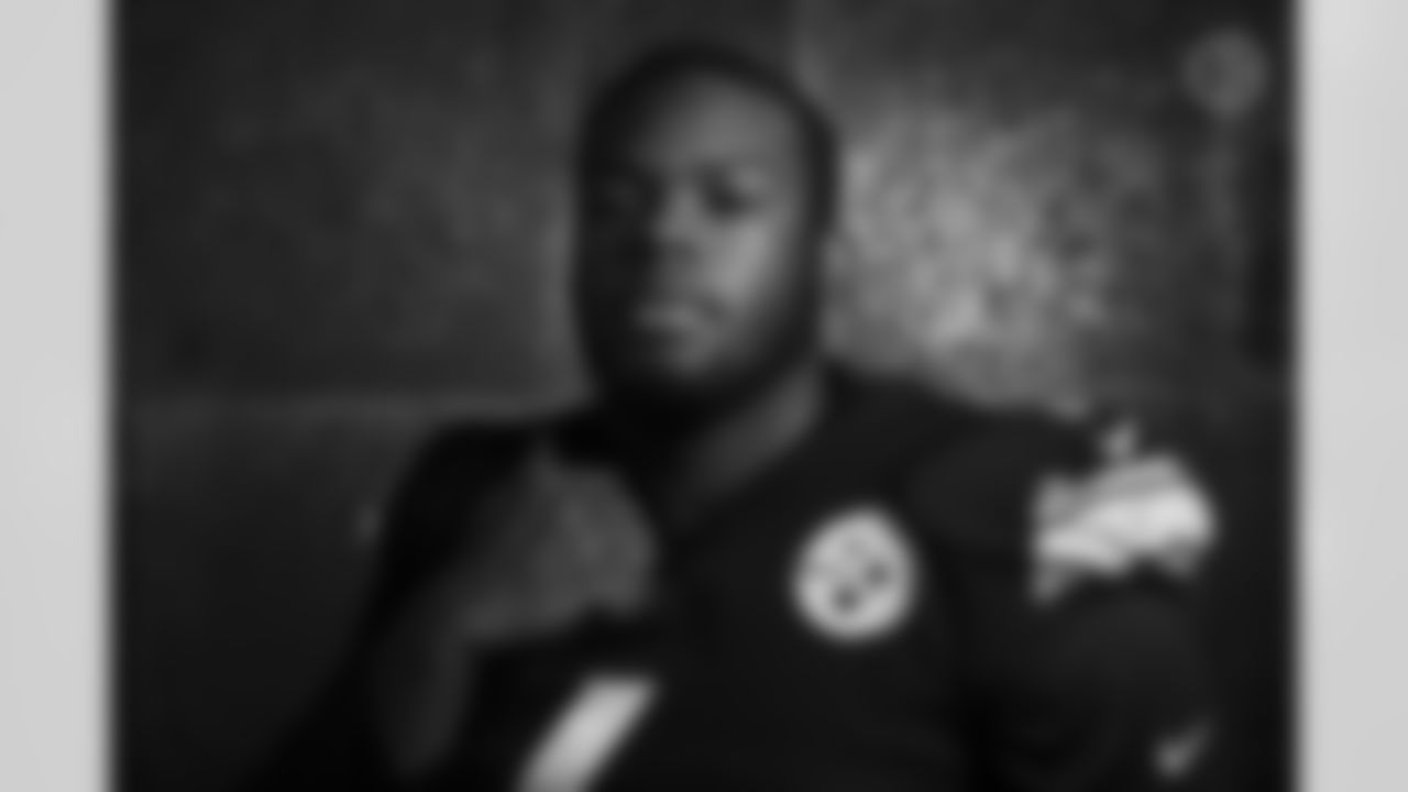Pittsburgh Steelers punter Pressley Harvin III (6) poses for a photo during the Steelers 2021 media day, Friday, July 23, 2021 in Pittsburgh, PA. (Caitlyn Epes / Pittsburgh Steelers)