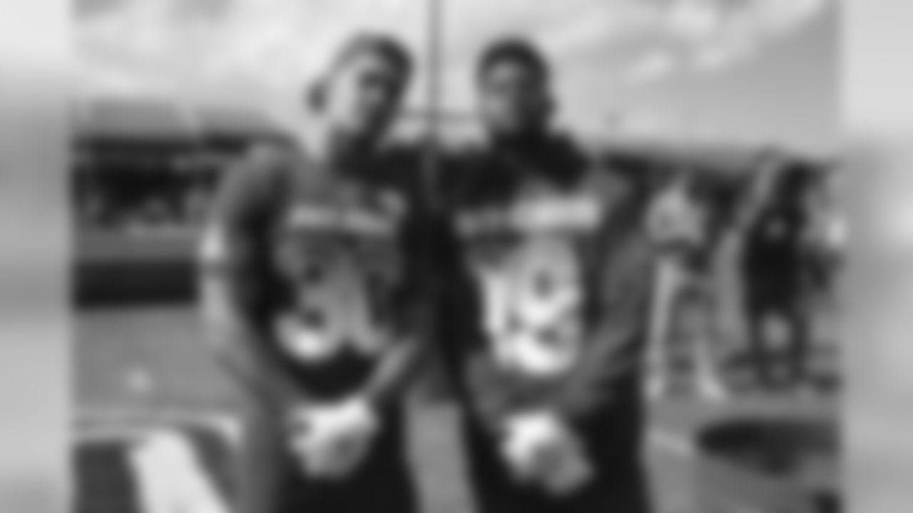 JuJu Smith-Schuster and James Conner