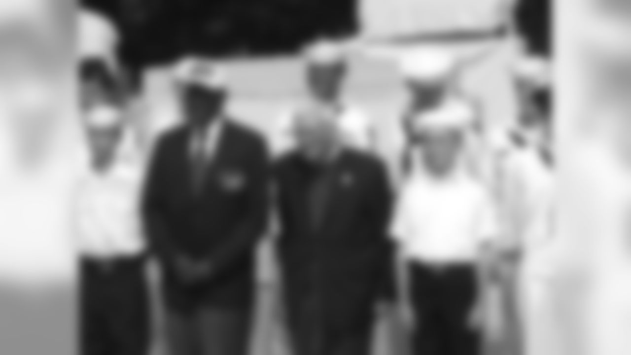 Dan Rooney attends a memorial unveiling, honoring the Tuskegee Airmen.