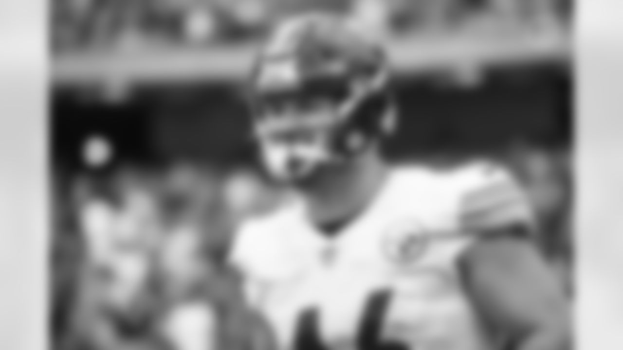 Pittsburgh Steelers long snapper Christian Kuntz (46) during a regular season game between the Pittsburgh Steelers and the Cincinnati Bengals, Sunday, Sept. 11, 2022 in Cincinnati, OH. The Steelers beat the Bengals in OT 23-20. (Abigail Dean / Pittsburgh Steelers)