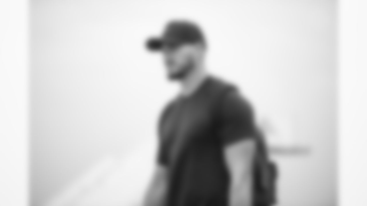 Pittsburgh Steelers quarterback Mitch Trubisky (10) travels to Atlanta for the Week 3 preseason matchup against the Atlanta Falcons, Wednesday, Aug. 23, 2023. (Karl Roser / Pittsburgh Steelers)
