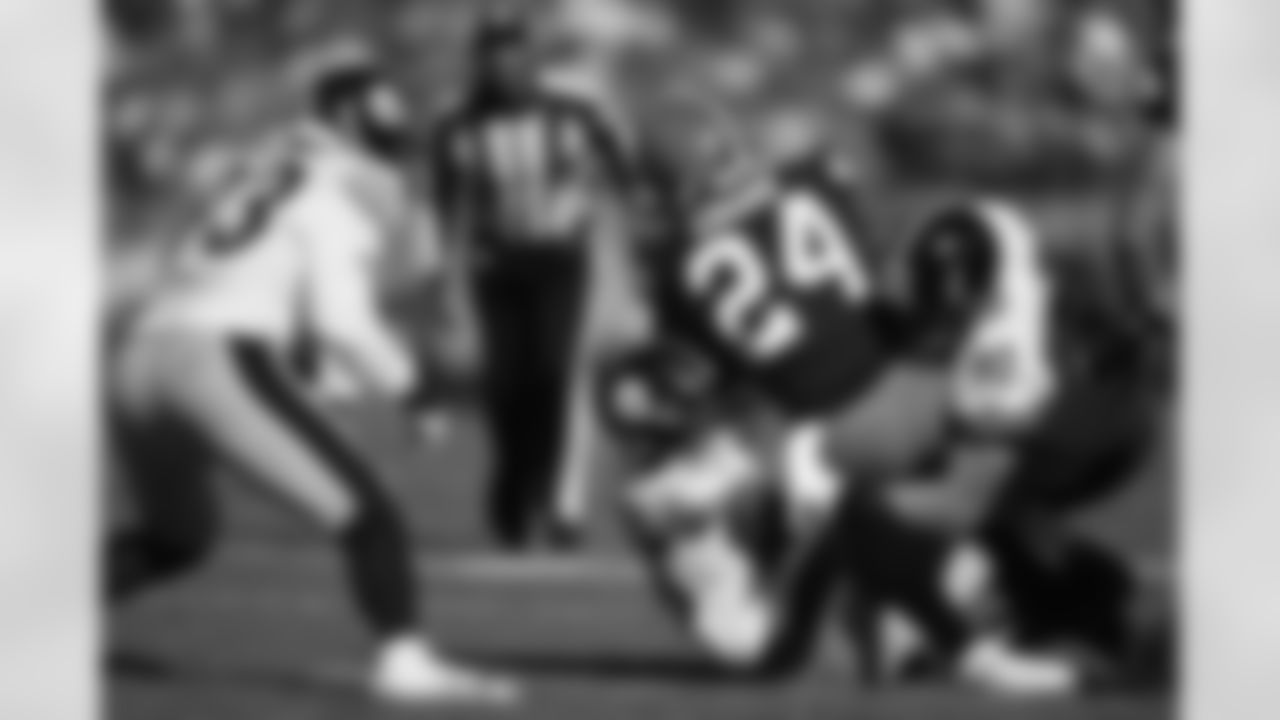 Pittsburgh Steelers linebacker Joe Schobert (93), Pittsburgh Steelers linebacker Devin Bush (55) and Pittsburgh Steelers linebacker T.J. Watt (90) during a regular season game between the Pittsburgh Steelers and the Cleveland Browns, Sunday, Oct. 31, 2021 in Cleveland, OH. (Karl Roser / Pittsburgh Steelers)