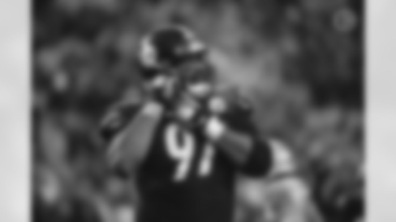 Pittsburgh Steelers defensive tackle Cameron Heyward (97) during a regular season game between the Pittsburgh Steelers and the Detroit Lions, Sunday, Nov. 14, 2021 in Pittsburgh, PA. The Steelers and the Lions tied in OT 16-16. (Caitlyn Epes / Pittsburgh Steelers)