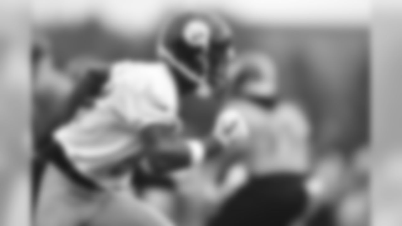 Pittsburgh Steelers players participate in the Organized Team Activity (OTA) at the UPMC Rooney Sports Complex.