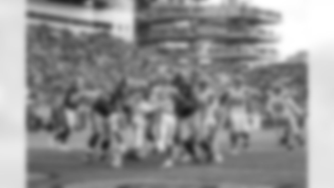 Matt Feiler, Stevan Ridley, and Ramon Foster