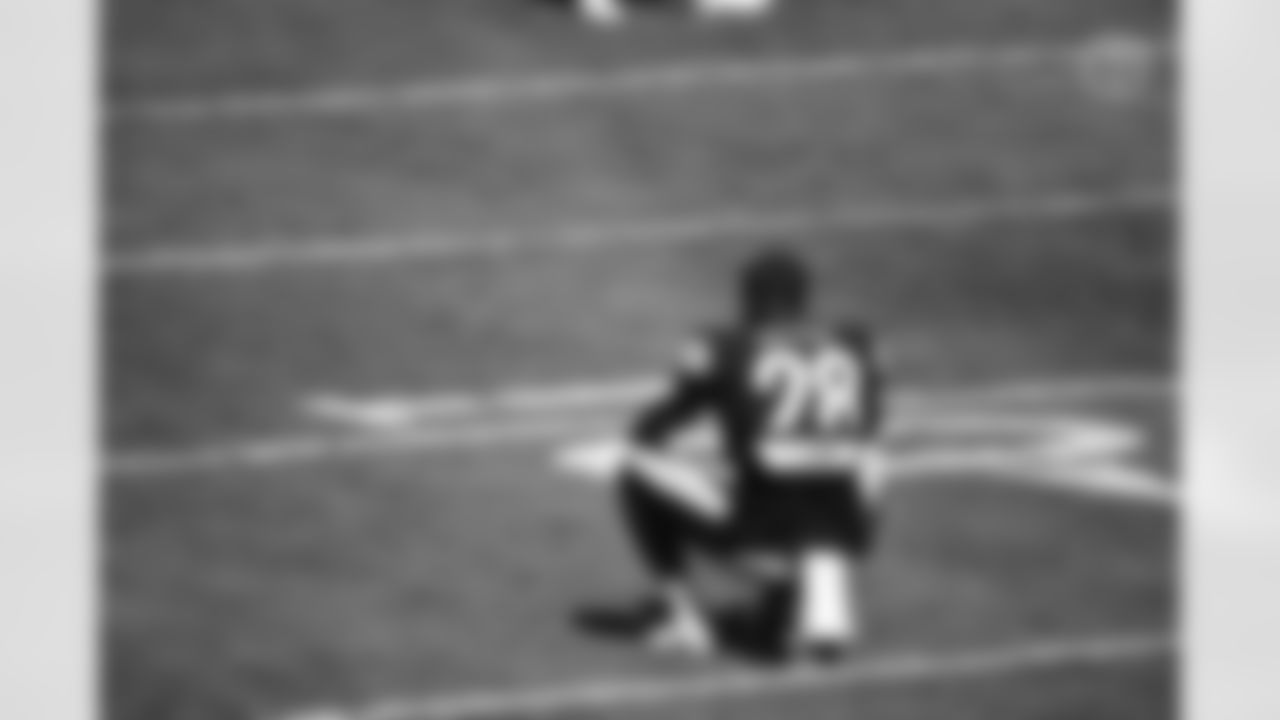 Pittsburgh Steelers cornerback Mike Hilton (28) during a regular season game between the Pittsburgh Steelers and the Denver Broncos, Sunday, Sept. 20, 2020 in Pittsburgh, PA. (Caitlyn Epes / Pittsburgh Steelers)