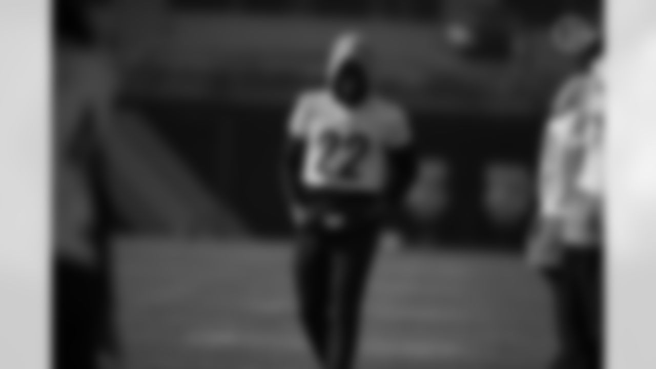 Pittsburgh Steelers running back Najee Harris (22) during practice at the UPMC Rooney Sports Complex preparing for a Week 18 matchup against the Baltimore Ravens, Wednesday, Jan. 5, 2022 in Pittsburgh, PA. (Karl Roser / Pittsburgh Steelers)