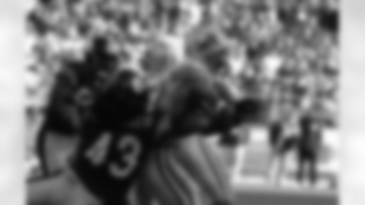 2003 TROY POLAMALU: The Steelers secondarys top playmaker during his era, Polamalu has started 130 regular season games, and he has 12 sacks, 32 interceptions, 13 forced fumbles, and six fumble recoveries. He has scored five defensive touchdowns. In the playoffs, Polamalu has three interceptions and one touchdown. He was the 2010 NFL Defensive Player of the Year, and he has been named first-team All-Pro four times. Two Super Bowl rings.