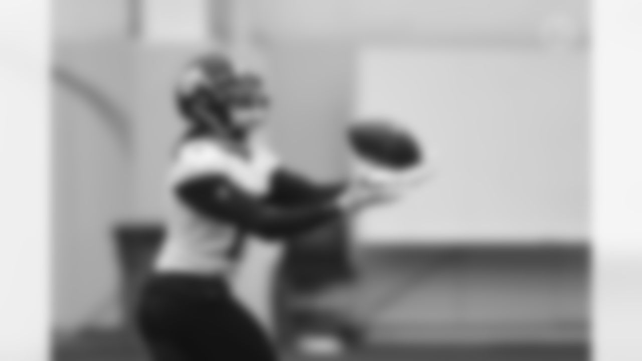Pittsburgh Steelers wide receiver Deon Cain (17) practices at the UPMC Rooney Sports Complex preparing for a Week 8 matchup against the Baltimore Ravens, Wednesday, Oct. 28, 2020 in Pittsburgh, PA. (Karl Roser / Pittsburgh Steelers)