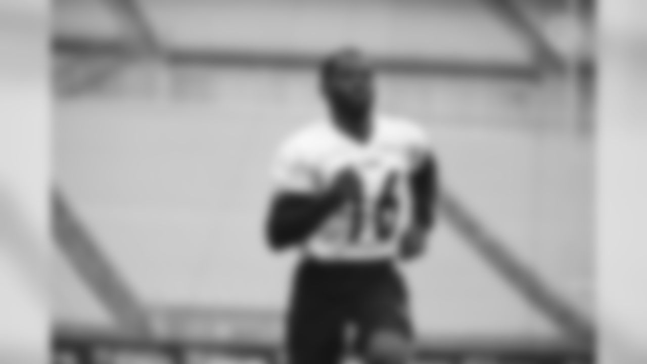 Pittsburgh Steelers quarterback J.T. Barrett (16) trains at Heinz Field during the Steelers 2020 Training Camp, Thursday, July 30, 2020 in Pittsburgh, PA. (Karl Roser / Pittsburgh Steelers)