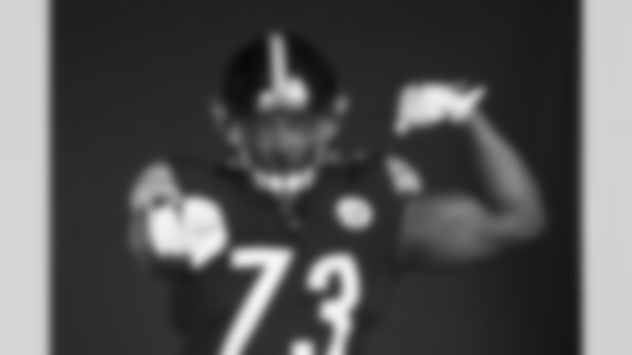 Pittsburgh Steelers defensive tackle Carlos Davis (73) poses for a photo during the Pittsburgh Steelers 2022 media day, on Thursday, July 28, 2022 in Latrobe, PA. (Karl Roser / Pittsburgh Steelers)