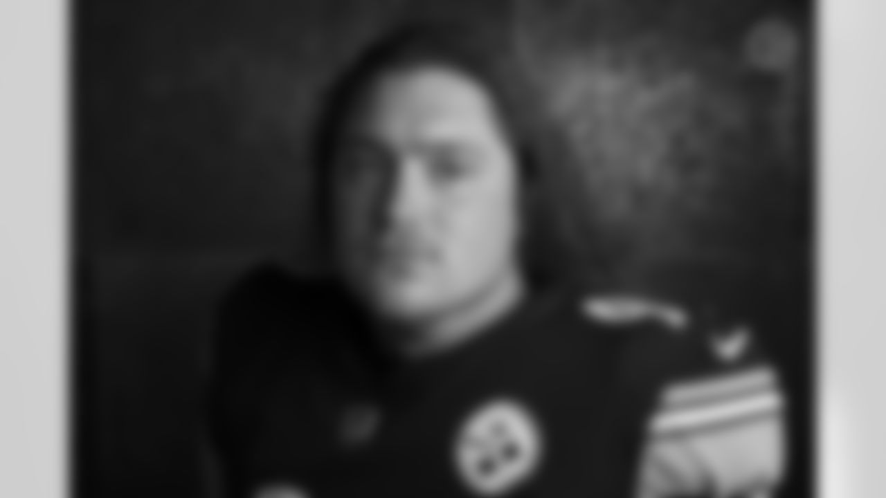 Pittsburgh Steelers defensive end Henry Mondeaux (99) poses for a photo during the Steelers 2021 media day, Friday, July 23, 2021 in Pittsburgh, PA. (Caitlyn Epes / Pittsburgh Steelers)