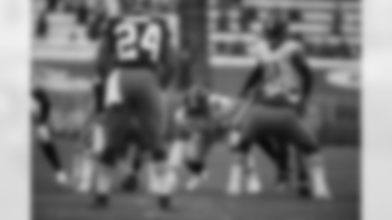 Pittsburgh Steelers defensive end Tyson Alualu (94) during a regular season game between the Pittsburgh Steelers and the Cleveland Browns, Sunday, Jan. 3, 2021 in Cleveland, OH. The Browns defeated the Steelers 24-22. (Karl Roser / Pittsburgh Steelers)