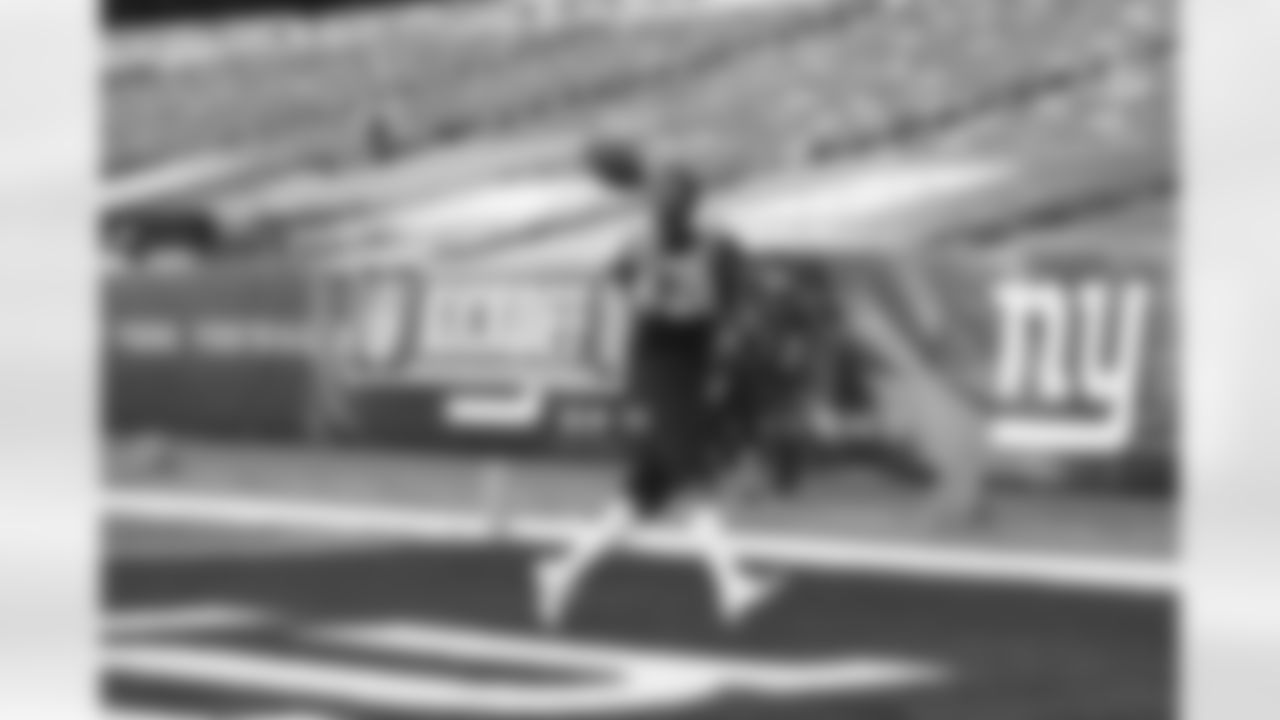 Pittsburgh Steelers cornerback Justin Layne (31) warms up before a regular season game between the Pittsburgh Steelers and the New York Giants, Monday, Sept. 14, 2020 in East Rutherford, NJ. (Karl Roser / Pittsburgh Steelers)