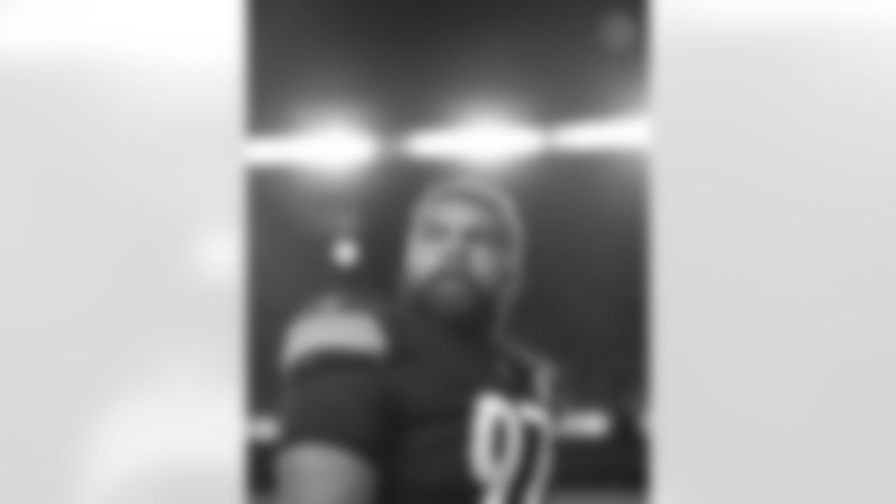 Pittsburgh Steelers defensive tackle Cameron Heyward (97) during a regular season game between the Pittsburgh Steelers and the Seattle Seahawks, Sunday, Oct. 17, 2021 in Pittsburgh, PA. The Steelers beat the Seahawks 23-20 in OT. (Karl Roser / Pittsburgh Steelers)