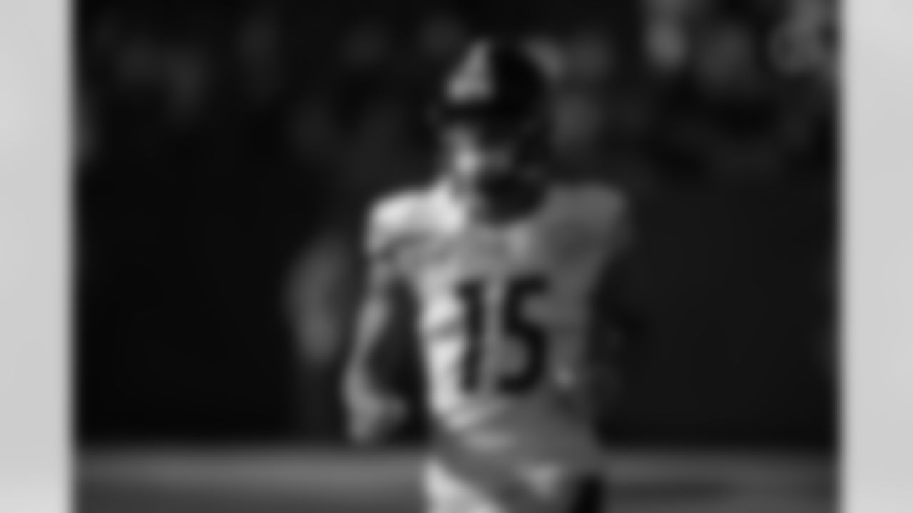Pittsburgh Steelers wide receiver Cody White (15) during a regular season game between the Pittsburgh Steelers and the Cincinnati Bengals, Sunday, Nov. 28, 2021 in Cincinnati, OH. (Karl Roser / Pittsburgh Steelers)