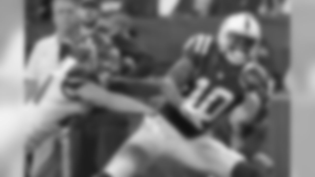 Colts WR Donte Moncrief enters the game with 52 receptions for 584 yards and five touchdowns.