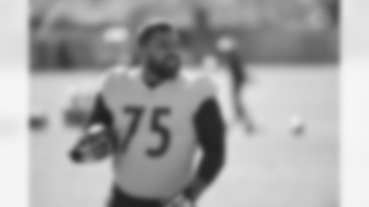 Pittsburgh Steelers defensive tackle Cameron Heyward (97) wears a #75 jersey in honor of Joe Greene's birthday during practice at the UPMC Rooney Sports Complex preparing for a Week 3 matchup against the Cincinnati Bengals, Friday, Sept. 24, 2021 in Pittsburgh, PA. (Caitlyn Epes / Pittsburgh Steelers)