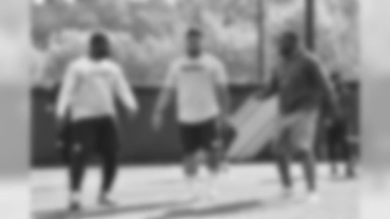 Javon Hargrave, Tyson Alualu and Lavon Hooks