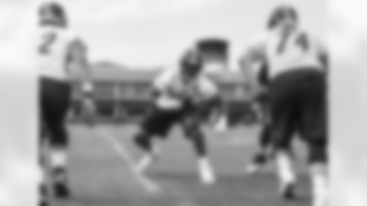 The Pittsburgh Steelers rookies practice at the UPMC Rooney Sports Complex.