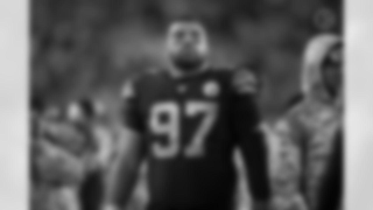 Pittsburgh Steelers defensive tackle Cameron Heyward (97) during a regular season game between the Pittsburgh Steelers and the Chicago Bears, Monday, Nov. 8, 2021 in Pittsburgh, PA. The Steelers beat the Bears 29-27. (Karl Roser / Pittsburgh Steelers)