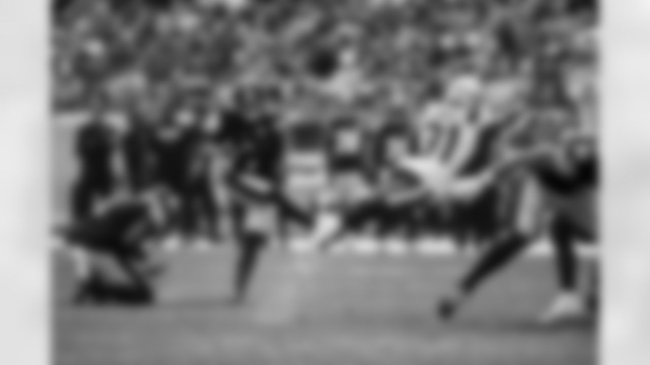 Pittsburgh Steelers kicker Chris Boswell (9) during a regular season game between the Pittsburgh Steelers and the New England Patriots, Sunday, Sept. 18, 2022 in Pittsburgh, PA. (Abigail / Pittsburgh Steelers)