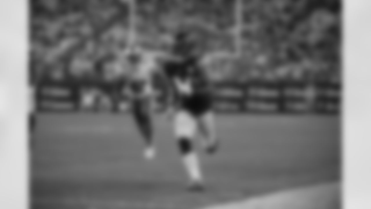 Pittsburgh Steelers wide receiver Ray-Ray McCloud (14) during a preseason game between the Pittsburgh Steelers and the Detroit Lions, Saturday, Aug. 21, 2021 in Pittsburgh, PA. (Caitlyn Epes / Pittsburgh Steelers)