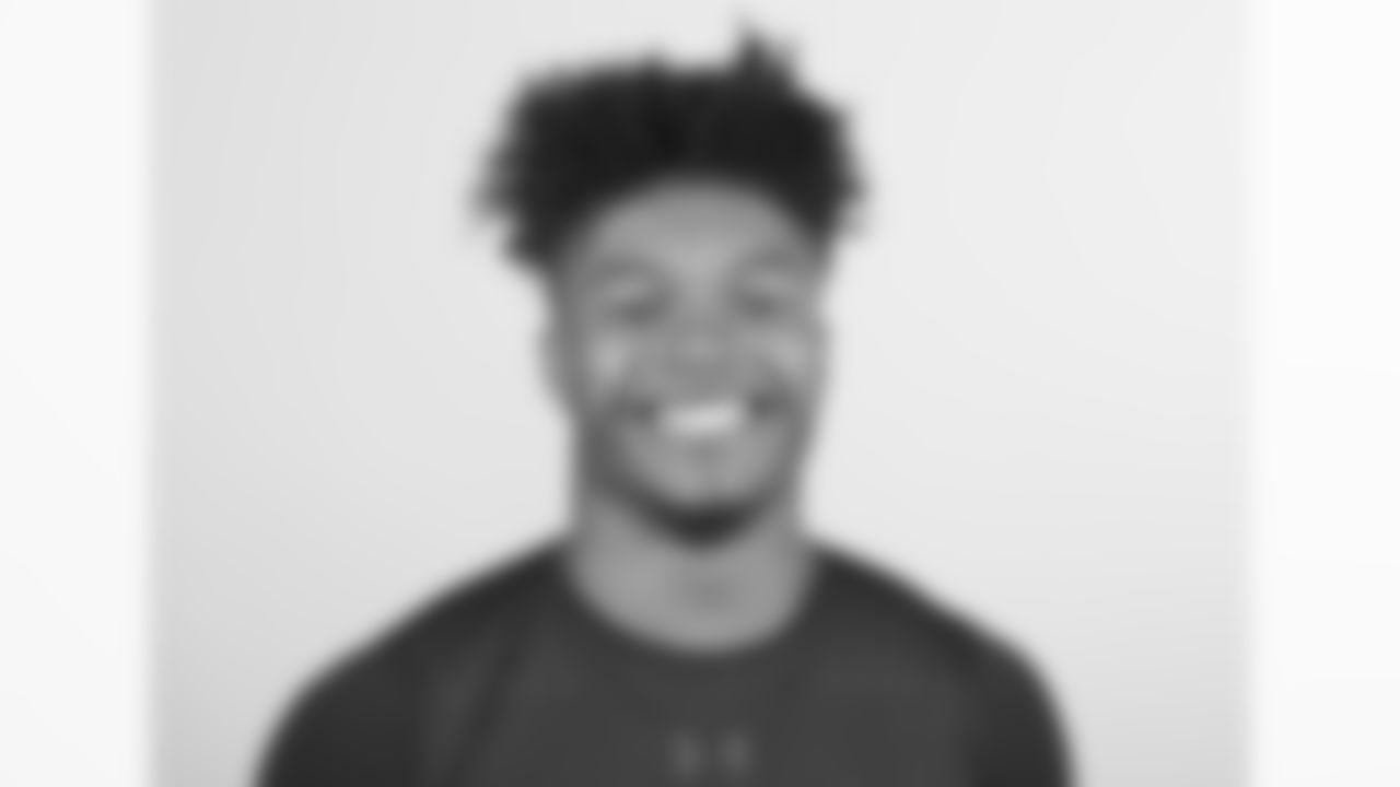Penn State defensive back Marcus Allen poses for a headshot during the 2018 NFL Scouting Combine on Saturday, March 3, 2018 in Indianapolis. (Ben Liebenberg via AP)