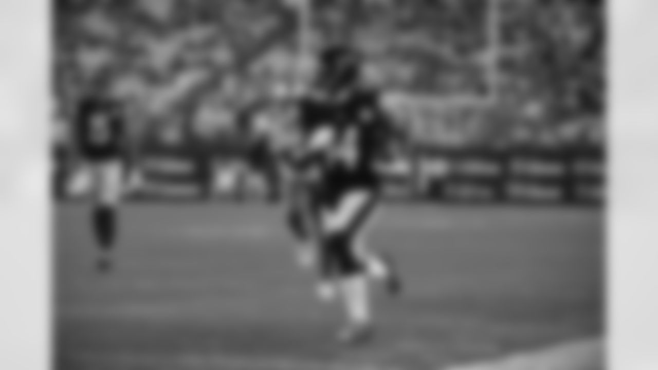 Pittsburgh Steelers wide receiver Ray-Ray McCloud (14) during a preseason game between the Pittsburgh Steelers and the Detroit Lions, Saturday, Aug. 21, 2021 in Pittsburgh, PA. (Caitlyn Epes / Pittsburgh Steelers)