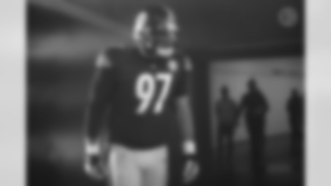Pittsburgh Steelers defensive tackle Cameron Heyward (97) during a regular season game between the Pittsburgh Steelers and the Indianapolis Colts, Sunday, Dec. 27, 2020 in Pittsburgh, PA. The Steelers defeated the Colts 28-24. (Karl Roser / Pittsburgh Steelers)