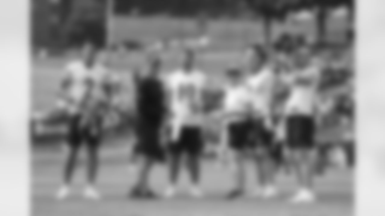 The Pittsburgh Steelers train at Saint Vincent College during the 2023 Steelers Training Camp on Friday, July 28, 2023 in Latrobe, PA. (Karl Roser / Pittsburgh Steelers)