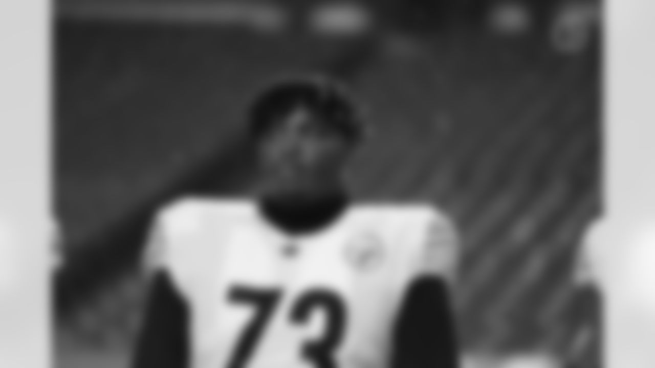 Pittsburgh Steelers defensive tackle Carlos Davis (73) during a regular season game between the Pittsburgh Steelers and the Buffalo Bills, Sunday, Dec. 13, 2020 in Buffalo, NY. (Karl Roser / Pittsburgh Steelers)