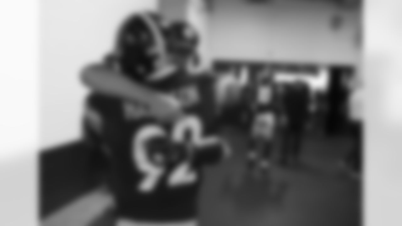 James Harrison and Ben Roethlisberger