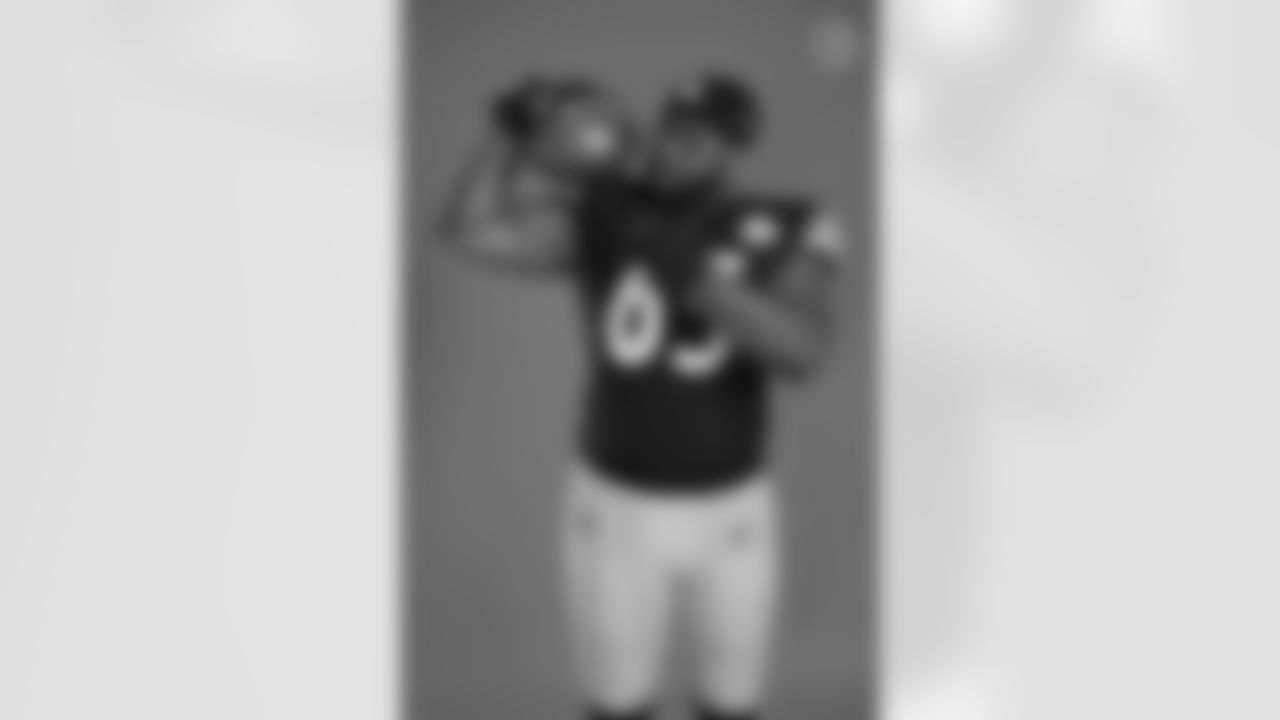 Pittsburgh Steelers offensive tackle Dan Moore Jr. (65) poses for a photo during the Steelers 2021 media day, Saturday, July 24, 2021 in Pittsburgh, PA. (Caitlyn Epes / Pittsburgh Steelers)