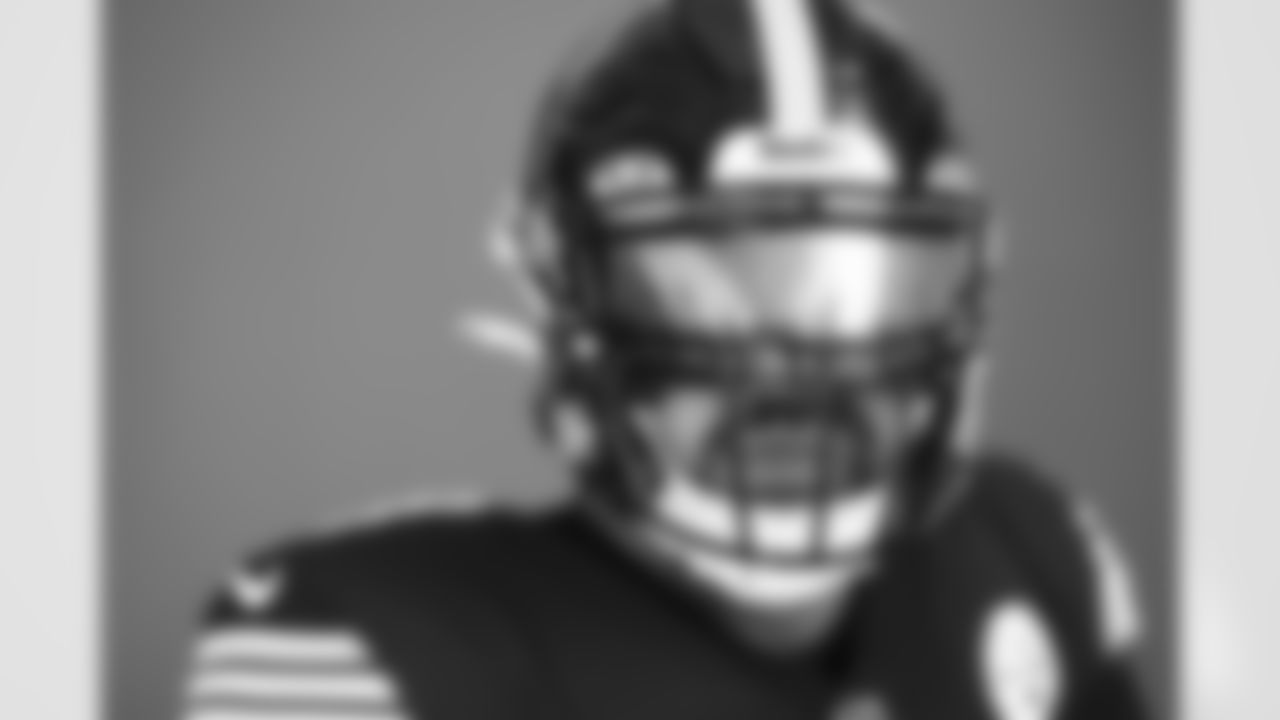 Pittsburgh Steelers defensive tackle Cameron Heyward (97) poses for a photo during the Pittsburgh Steelers 2022 media day, on Thursday, July 28, 2022 in Latrobe, PA. (Jared Wickerham / Pittsburgh Steelers)