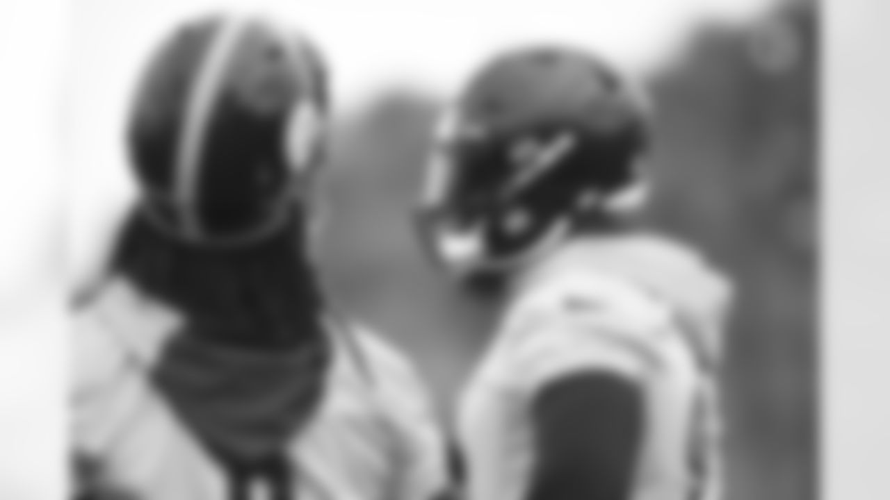 Pittsburgh Steelers defensive end Isaiah Buggs (96) during practice at the UPMC Rooney Sports Complex preparing for a Week 8 matchup against the Cleveland Browns, Thursday, Oct. 28, 2021 in Pittsburgh, PA. (Caitlyn Epes / Pittsburgh Steelers)